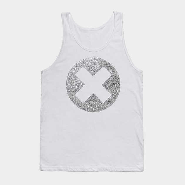 X Tank Top by parallelish